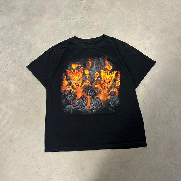 American Vintage Other - Y2K Insane Clown Posse Flames‎ Band Shirt